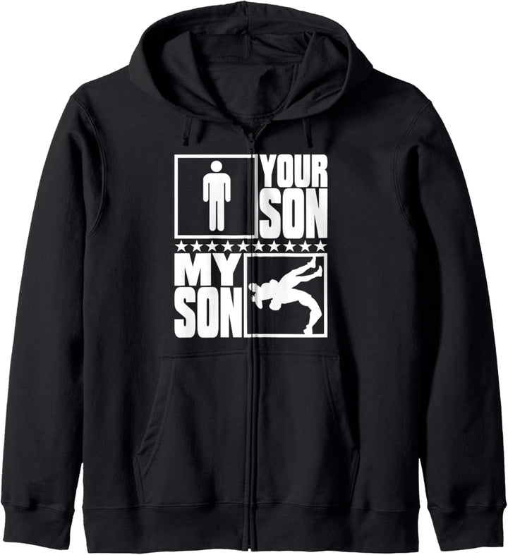 Wrestler Eltern Geschenk - Ihr Sohn gegen meinen Sohn Kapuzenjacke