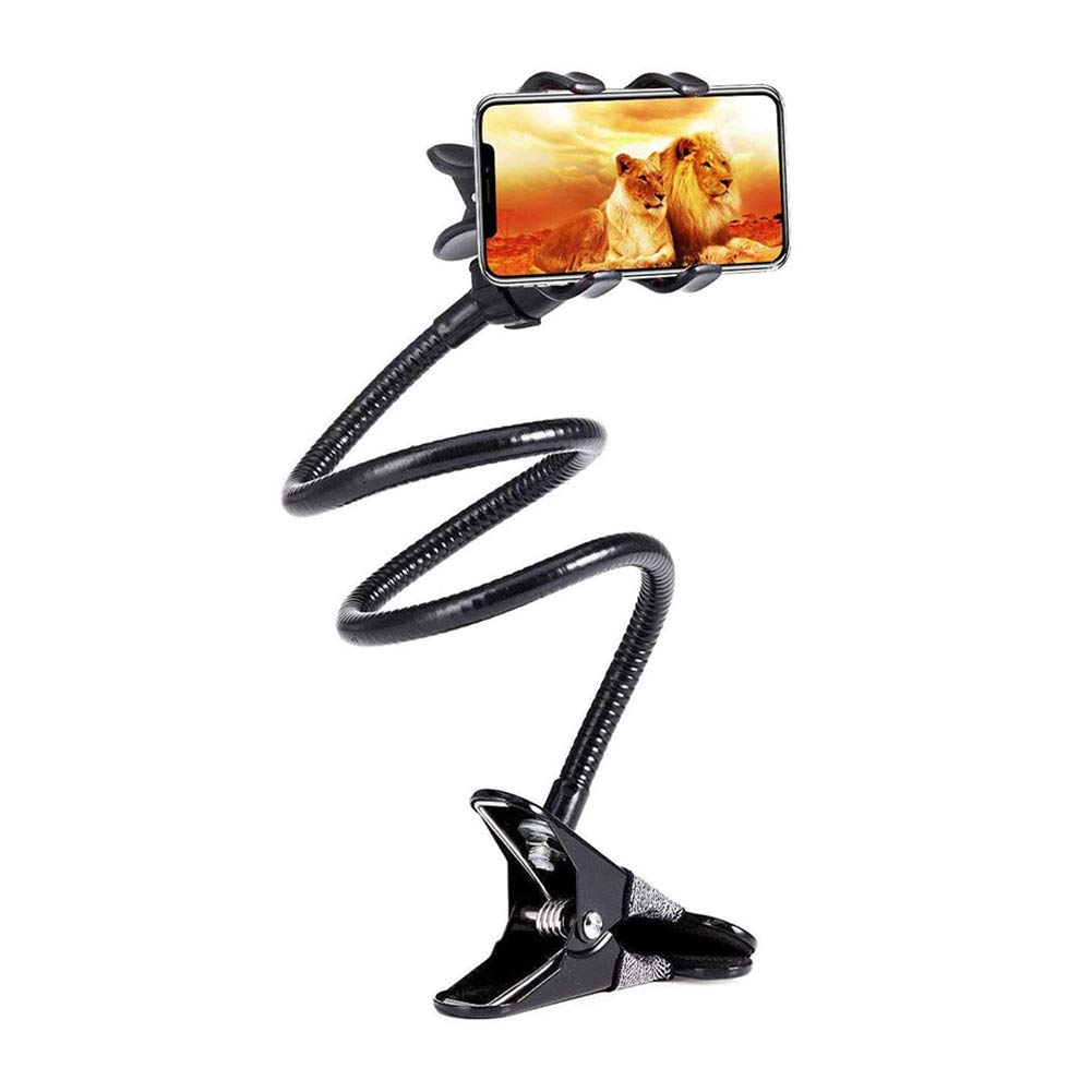 Flexibler Schwanenhals Webcam Ständer Telefonhalter Desktop Klemme 27 Zoll Verstellbarer Arm für Web
