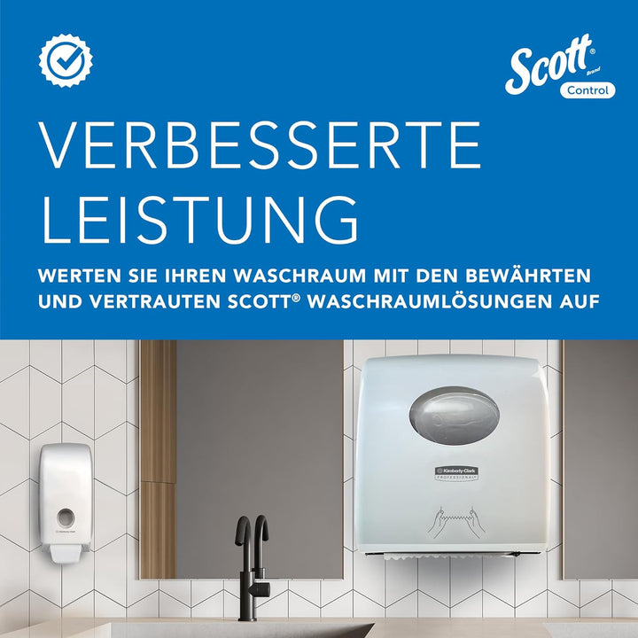 Scott Control Falthandtuch mit Interfold Faltung 6663 – Papierhandtücher mit V-Faltung – 15 Packunge