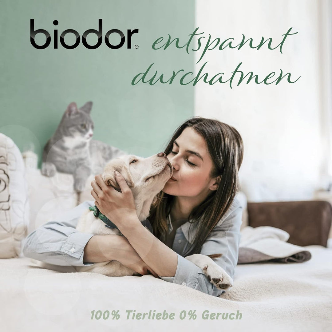 Biodor Animal Wäschespülung 1L - Geruchsneutralisierer, Geruchsentferner & Reiniger für die Tierumge