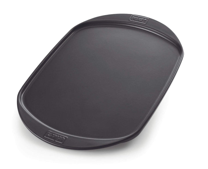 Weber 17509 Grillplatte Keramik gross, schwarz, 49x35 cm, Antihaftoberfäche