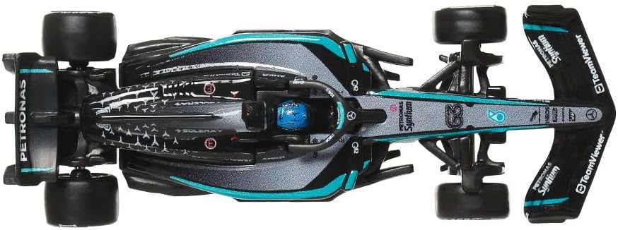 Hot Wheels Formel 1 Premium Die-Cast-Spielzeugauto im Massstab 1:64 Sammelspielzeug-Rennauto mit Rea