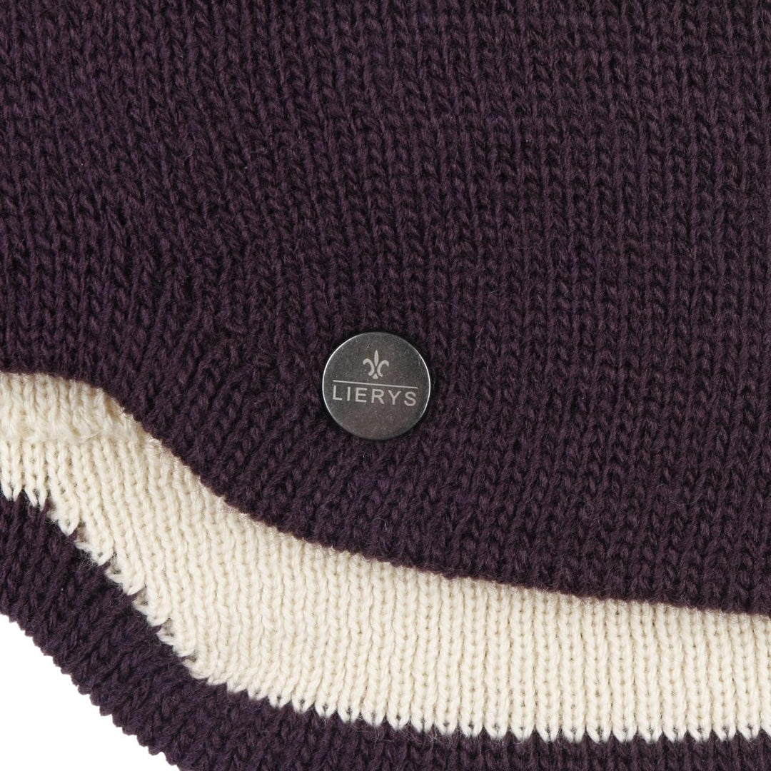LIERYS Mono Classic Stirnband Damen/Herren (7,5 cm breit) - Made in Germany - Ohrenwärmer gefüttert