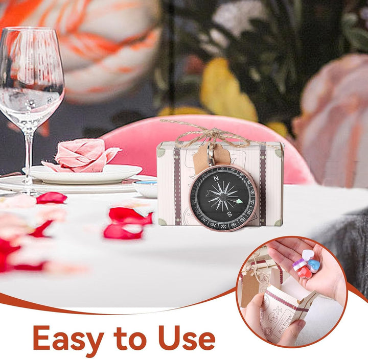 20 Stück Mini Koffer Gastgeschenke Hochzeit, Handarbeitskoffer Gastgeschenk Box, Parteibevorzugung M