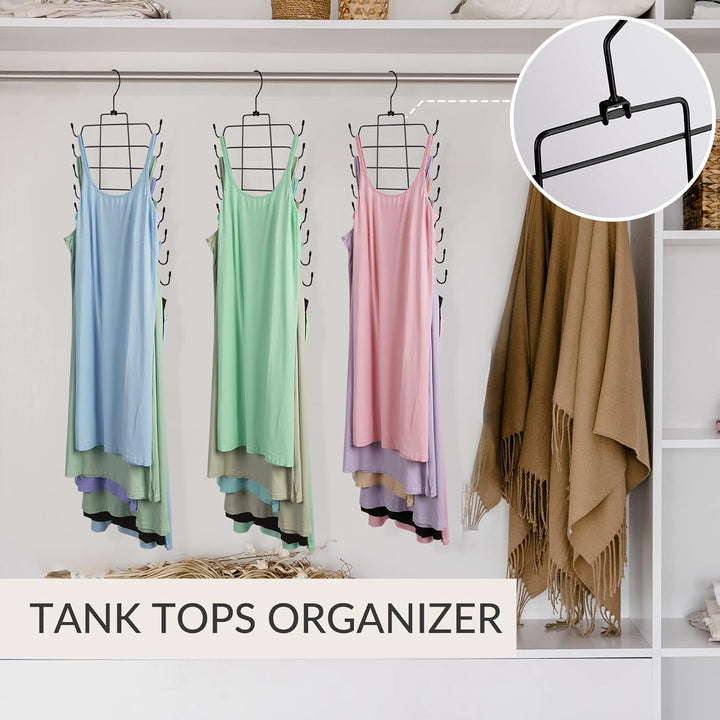 ZEDODIER Tank-Top-Kleiderbügel, platzsparende BH-Kleiderbügel, rutschfester hängender Sport-BHs-Halt