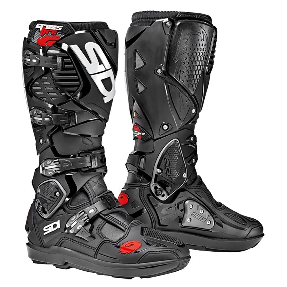 Sidi Sidi Crossfire 3 SRS Motorradstiefel Schwarz 45 EU, Schwarz 45 EU