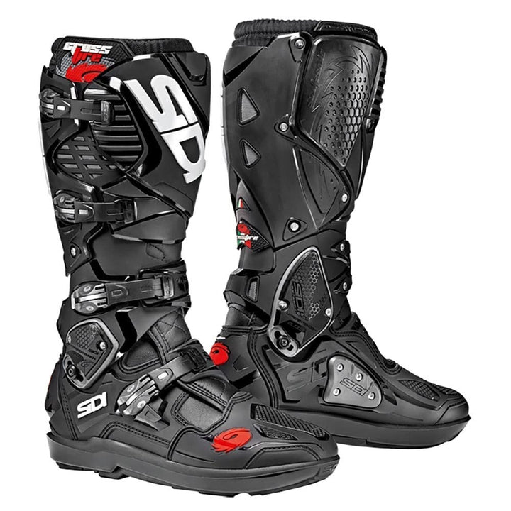 Sidi Sidi Crossfire 3 SRS Motorradstiefel Schwarz 45 EU, Schwarz 45 EU