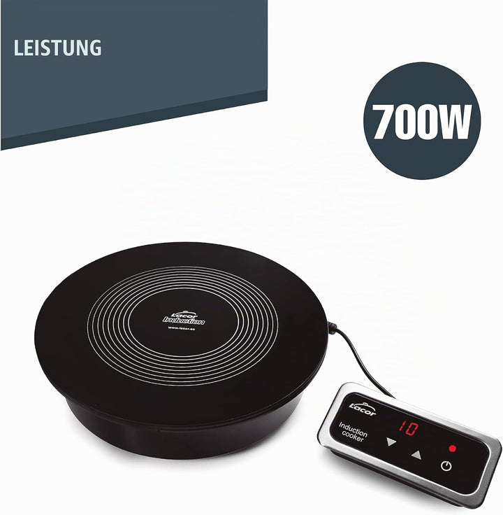 Lacor 69139 Induktionskochfeld 18 cm 700 W mit Regler