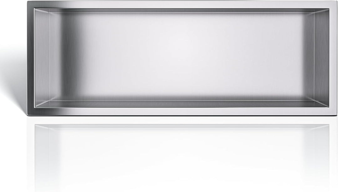 Balneo Wall-Box ONE wandnische dusche zum Badezimmer Edelstahl Duschnische 60x20x10 cm, wasserdicht