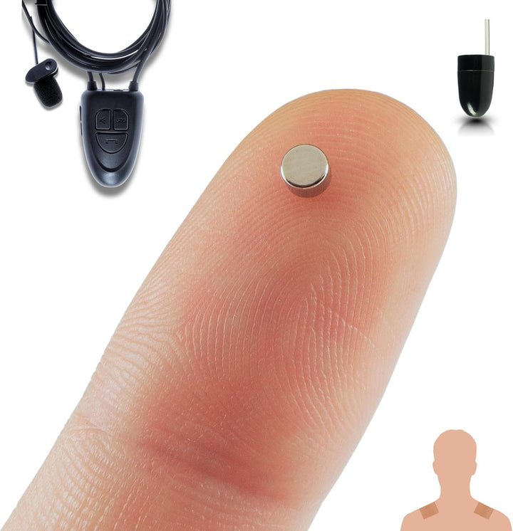PingaOculto Spion Kopfhörer Bluetooth Prüfung Mini Nano Unsichtbare Kopfhörer für Handy Mikrofon Kab