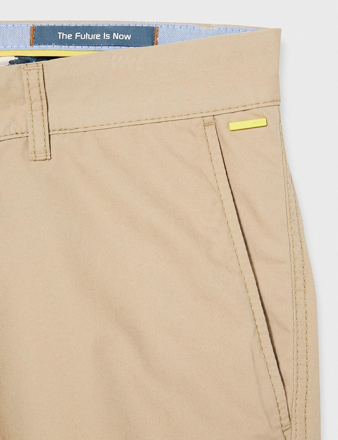 camel active Herren Bermuda Chino Hose 46 Beige, 46 Beige