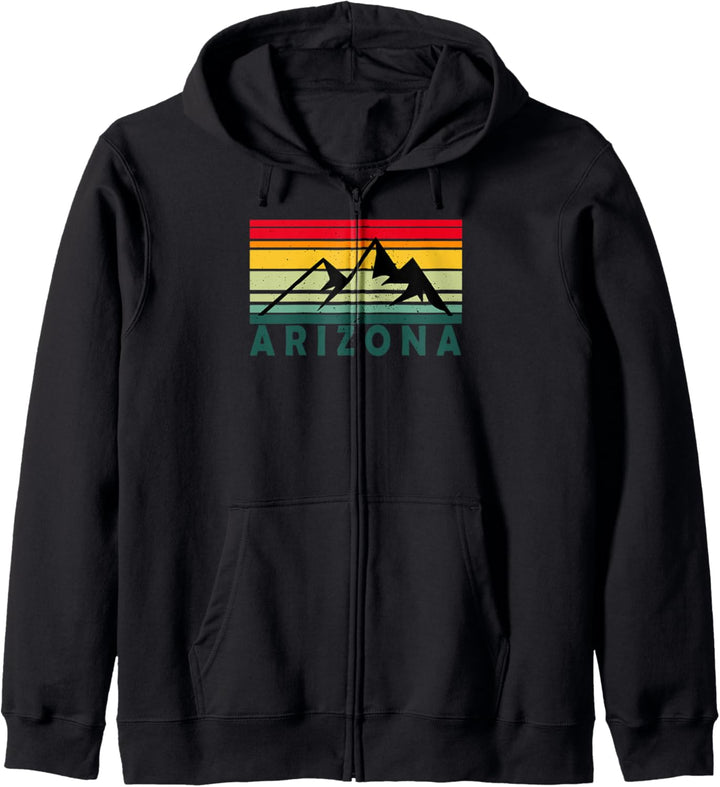 Retro Vintage Mountains Nature Hiking Arizona Kapuzenjacke