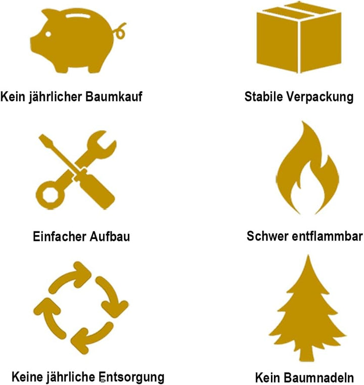 RS Trade 1101 120 cm Weihnachtsbaum PVC künstlich (Ø ca. 76 cm) mit 446 Spitzen - PREIS-LEISTUNGSSIE