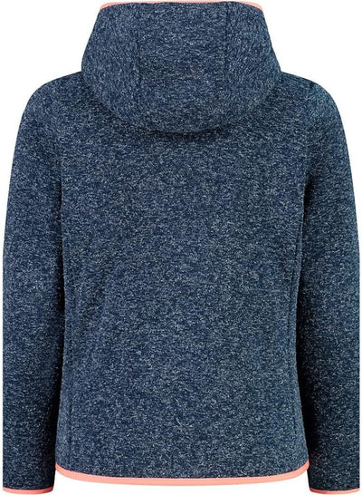 CMP Mädchen Kid G Jacket Fix Hood Jacket 110 Blau, 110 Blau