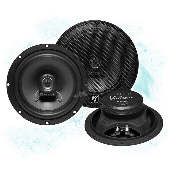 Mediadox Front/Heck 16,5cm/165mm 2-Wege Koax Auto Lautsprecher/Boxen/Speaker Set von Hifonics (VX62)