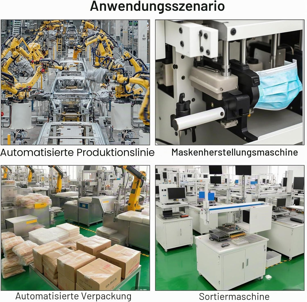 Heschen Elektrisches Pneumatisches 6 Magnetventil 4V210-08, DC 12 V, PT1/4, 5 Wege 2 Positionen, Ver
