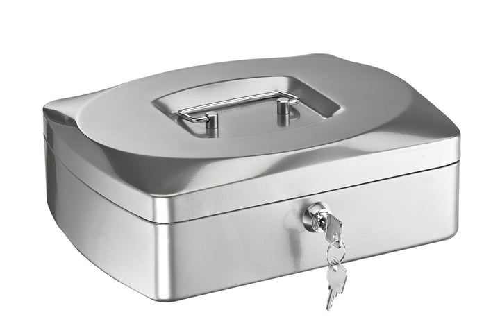 ALCO-Albert 8420-36 Geldkassette, 255 x 200 x 90 mm, silber 255 x 200 x 90 mm Silber, 255 x 200 x 90