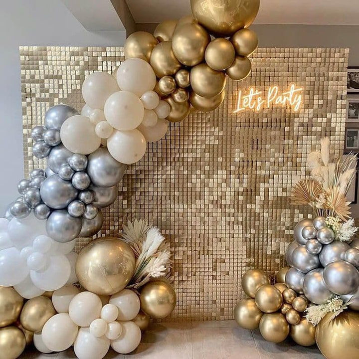 Kate Shimmer Wall Panels Pailletten Gold Wand Pailletten Hintergrund Party Panels für Party Dekorati