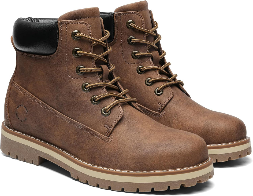 Bruno Marc Winterschuhe Herren Winterstiefel Jungs Warm Gefüttert Schneestiefeletten Kurzschaft Arbe