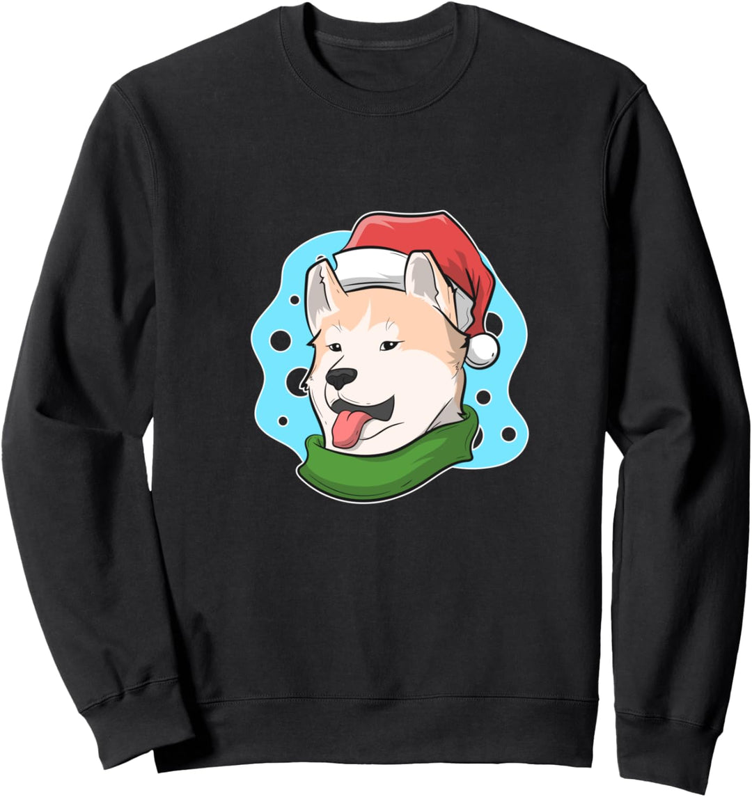 Weihnachten Akita Inu Hund Sweatshirt