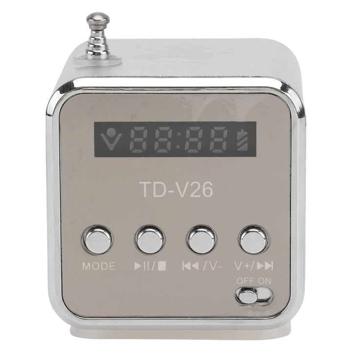Td-V26 Mini Lautsprecher, Digital Lautsprecher , Fm Radio Stereo Tragbarer kabelloser Outdoor Mini L