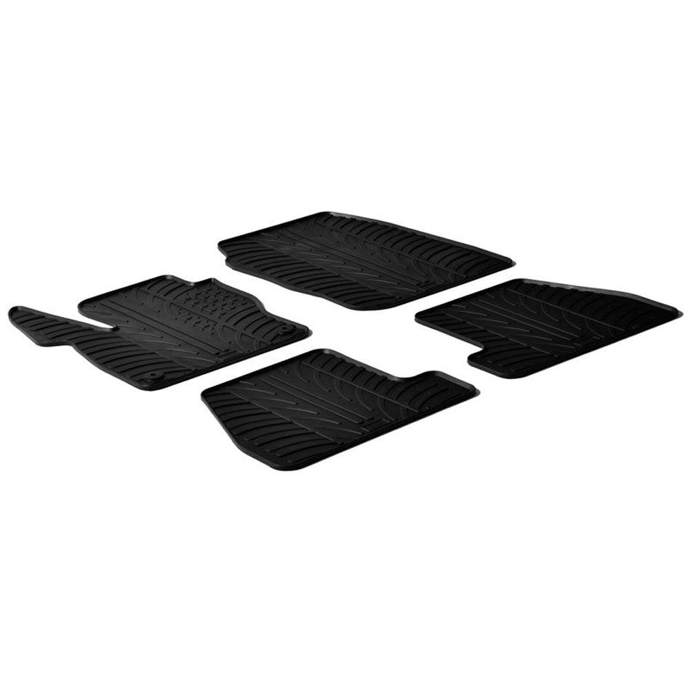 Gledring Satz Gummimatten kompatibel mit Ford Focus 3/5 türer + ST 2011-2015 (T Profil 4-teilig + Mo