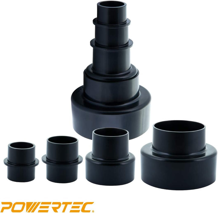 POWERTEC 70297 Modularer Schritt 4 in 1 Adapter - Shop Vac Staubsammler Schlaucharmaturen 1 Count (P