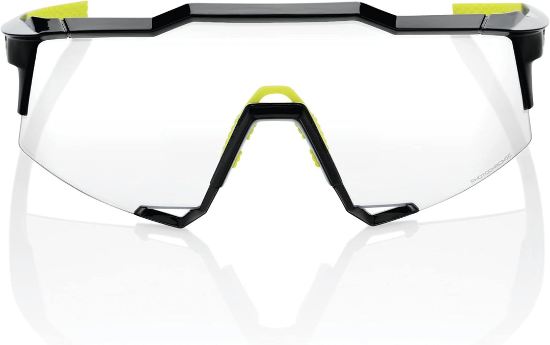100% GAFAS Speedraft - Gloss Black - Photochromic Linse