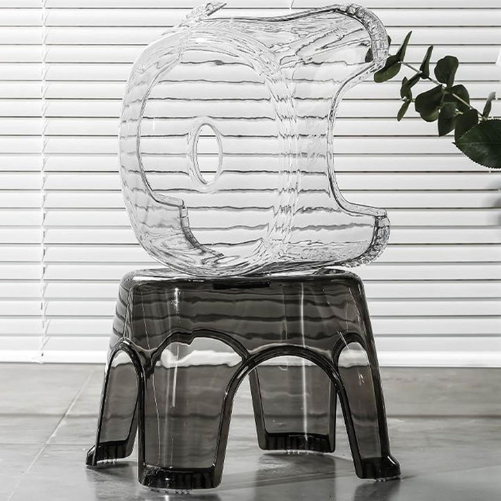 Transparenter Duschhocker, tragbar, rutschfest, wasserdicht, transparenter Hocker, klarer Sitz, Dusc