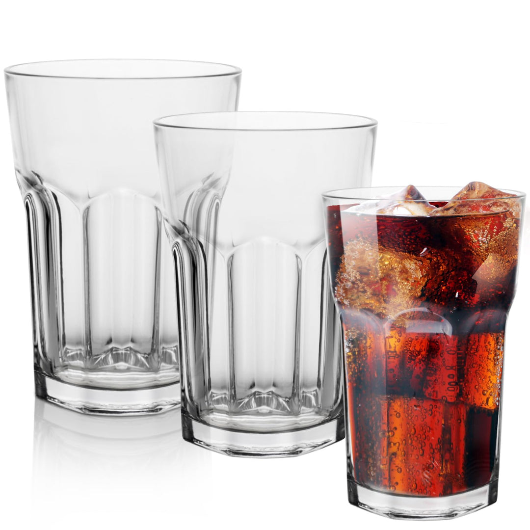 Konzept 11 - Wassergläser Set 12-teilig, Trinkgläser Set, 270ml Gläser Set Stapelbar- Perfekt für Sa