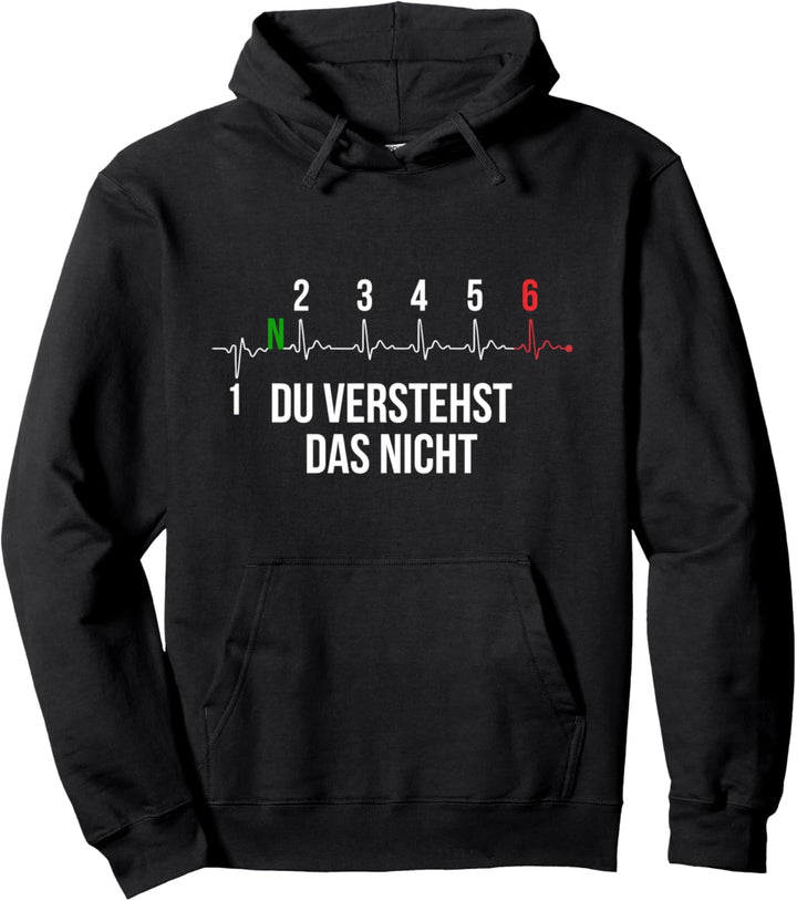 Du Verstehst Das Nicht Motorrad Gangschaltung Motocross Pullover Hoodie