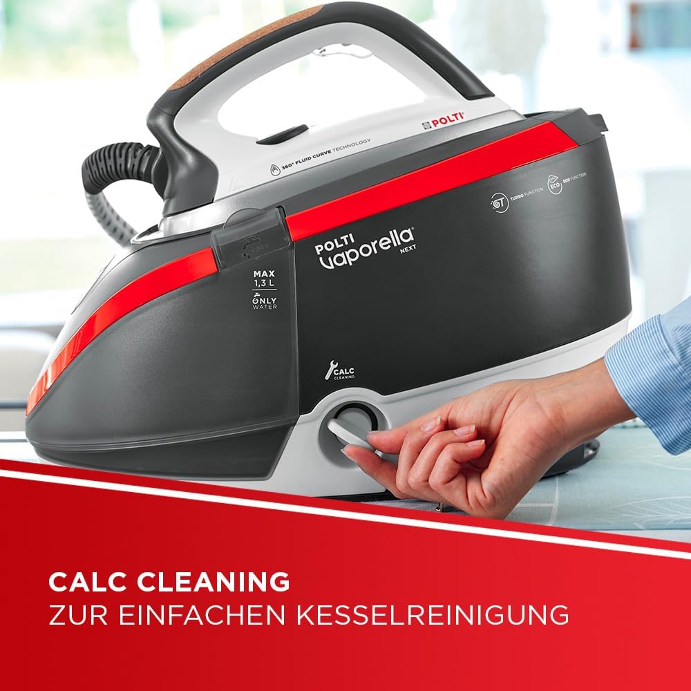 Polti Vaporella Next VN18.30, Dampfbügelstation mit Heizkessel, 6 Bar, mit ECO-Funktion und TURBO-Fu