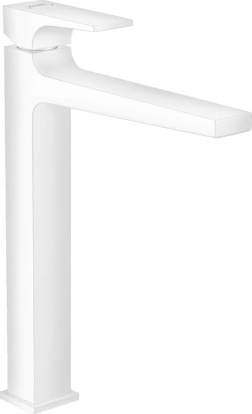 hansgrohe Wasserhahn Metropol, wassersparende Armatur mit Komfort-Höhe 260mm mit Push-Open Ablaufgar
