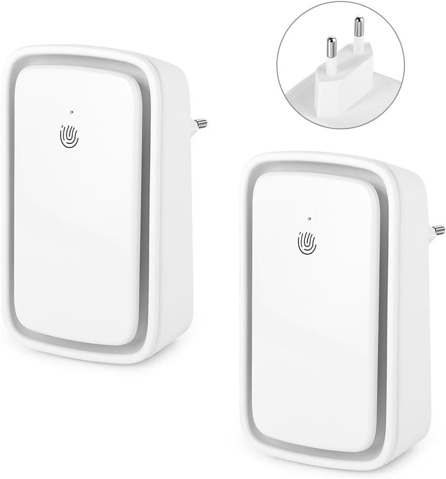AUAUY 2 Stück Luftreiniger, Air Purifier LonizerGenerator, Plug in Negativ Lonen Luftreiniger, Besei