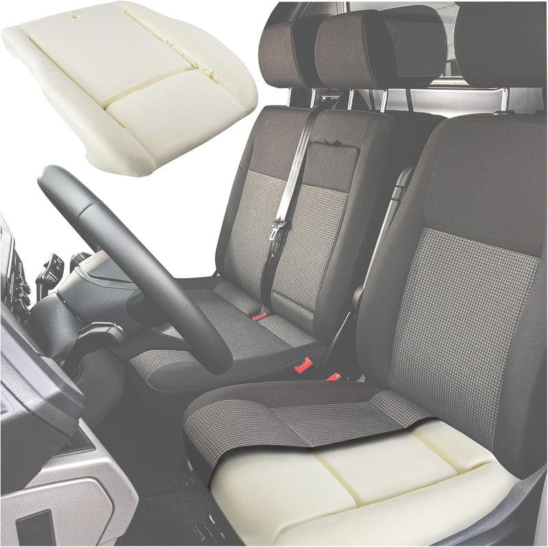 CHROMEMASTER - Kompatibel mit VW T4 Caravelle 1990-2003; Schaumstoff für den Autositz, Sitzschaum fü