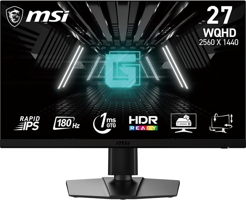 MSI G272QPFDE E2 27 Zoll Gaming Monitor, WQHD (2560x1440), 180 Hz, 1ms, Rapid IPS Panel, HDR Ready,