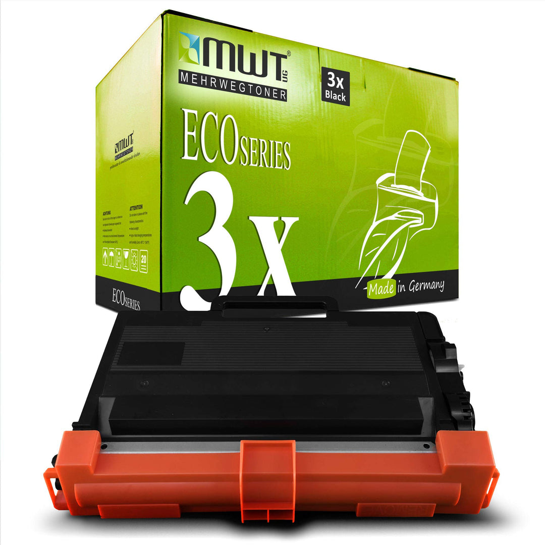 3X Kraft Office Supplies Toner kompatibel für Brother HL-L 6250 6300 6400 DWT DW DWTT DN ersetzt TN3