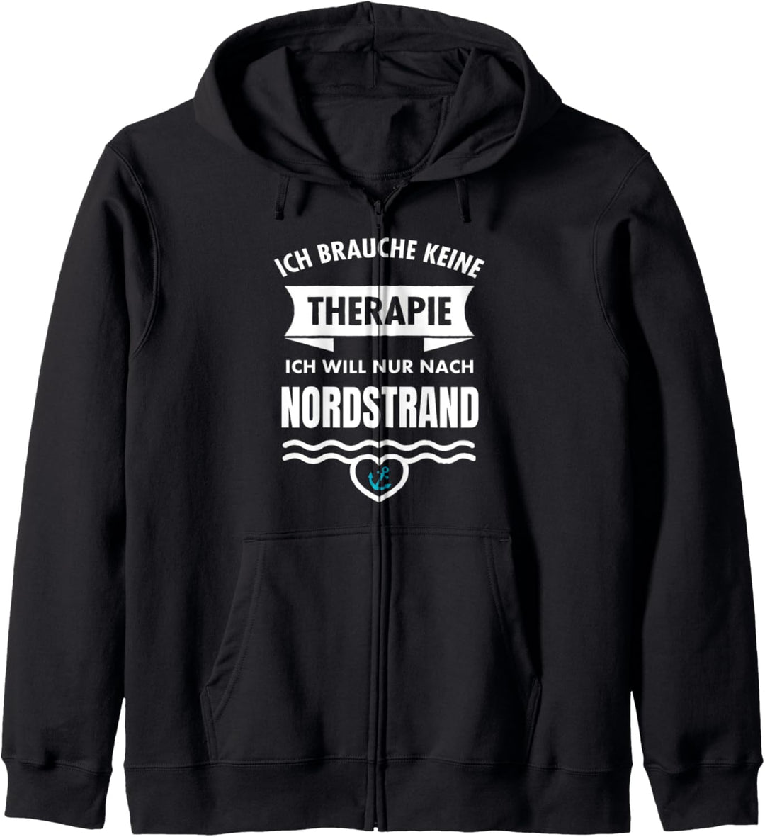 Nordstrand Koordinaten Nordseeinsel Urlaub Deutschland Kapuzenjacke