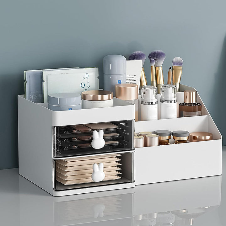 Make Up Organizer Kosmetik Aufbewahrungsbox Schminktisch Kosmetik Organizer mit Schublade, Make-up S