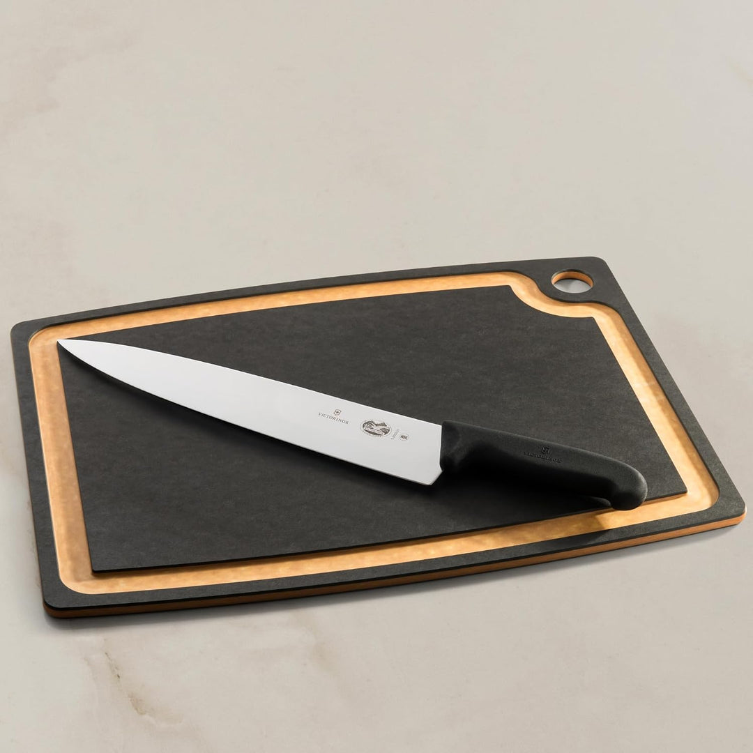 Victorinox Fibrox Kochmesser, Breites Universalmesser für Fleisch, Fisch, Gemüse und Kräuter, 31 cm,