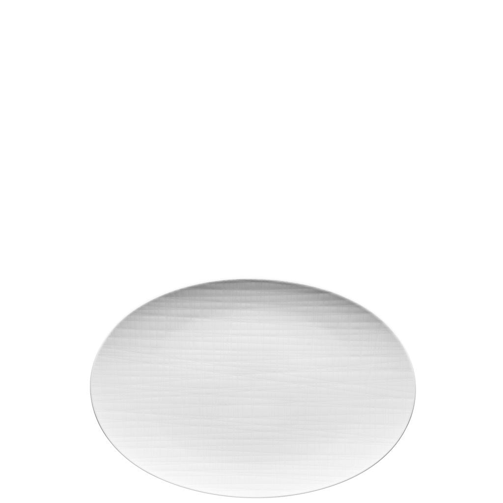 Rosenthal 11770-800001-12734 Mesh Platte, oval, 34 cm, weiss