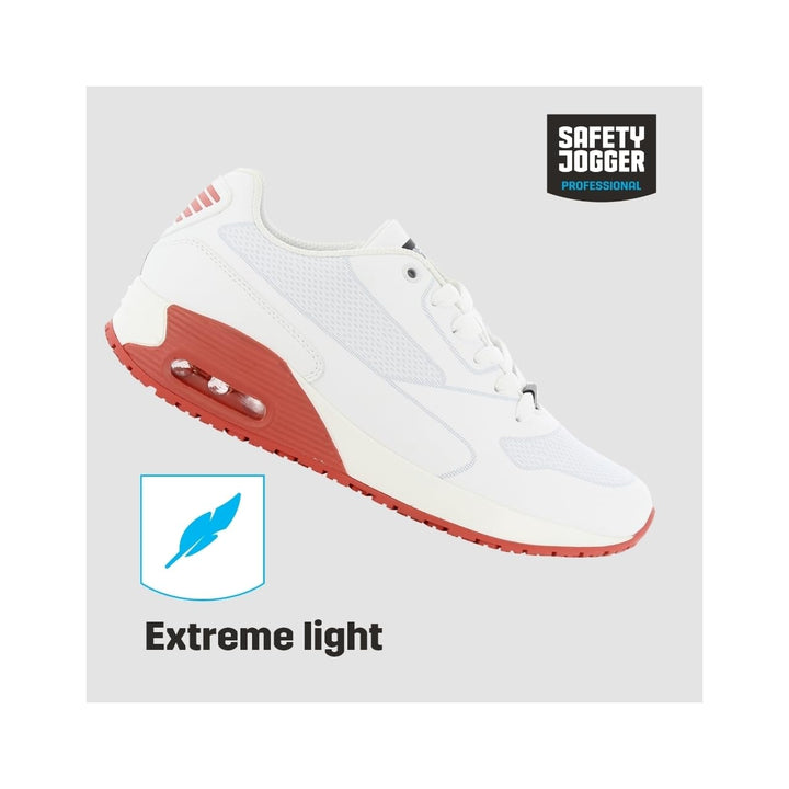 Oxypas elas4001fux ELA SRC Arbeits-Sneakers,White with Fuchsia,40 EU 40 EU Rosa, 40 EU Rosa