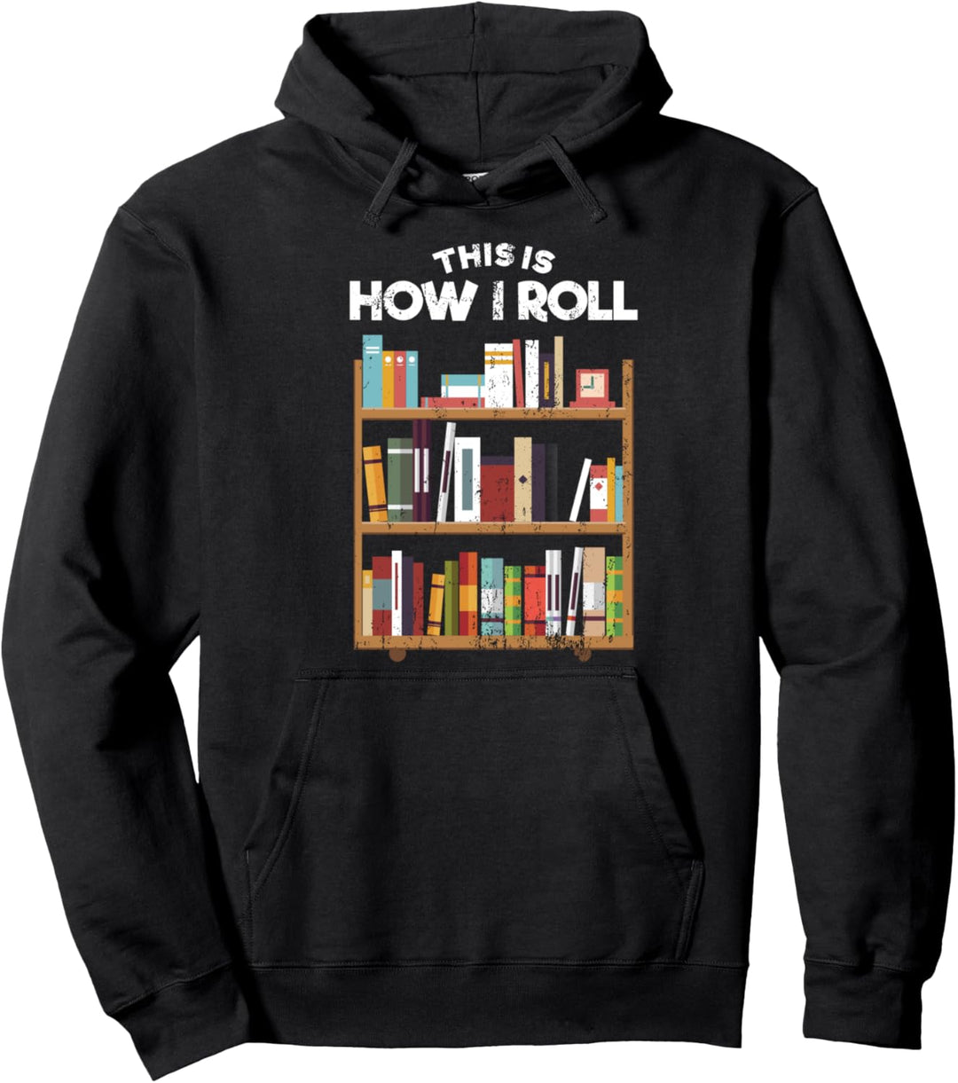 Leseratte Bibliothek Bücher Geschenk Lustiges Lesen Pullover Hoodie