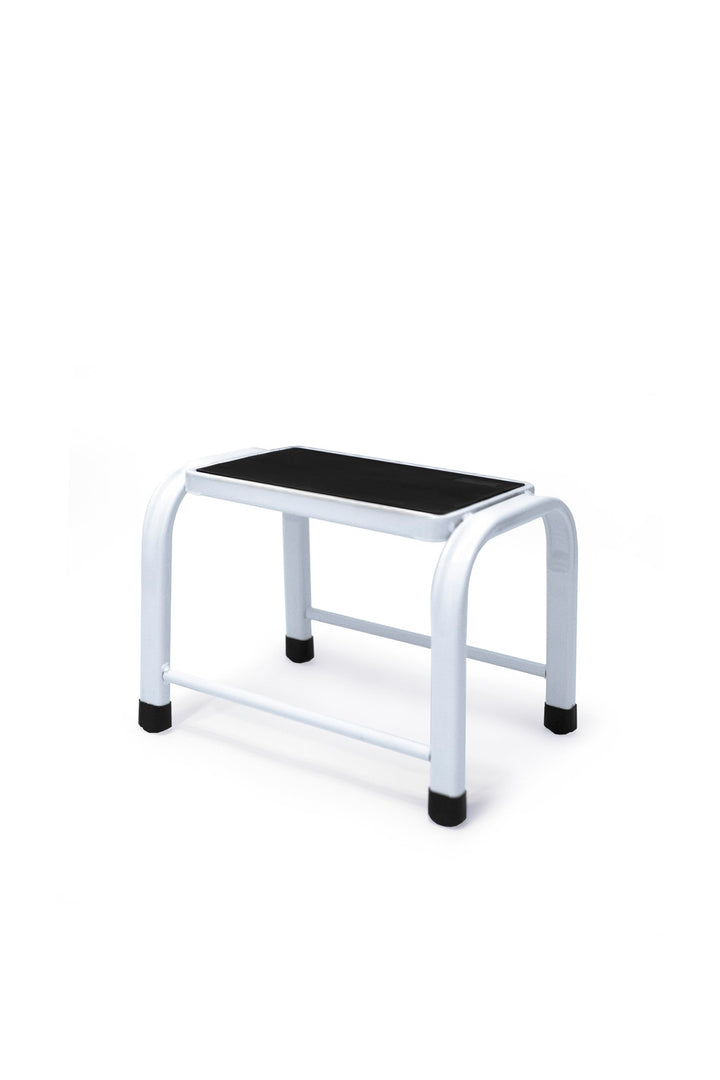 DRABEST - Tritthocker - 1 Stufe - Podest aus Aluminium - rutschfeste Oberfläche - 29 x 37 x 27cm - T