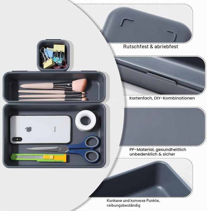 40 Stücke Schubladen Organizer Büro Ordnungssystem, AufbewahrungsBox, Schubladen Organizer Küche, 3