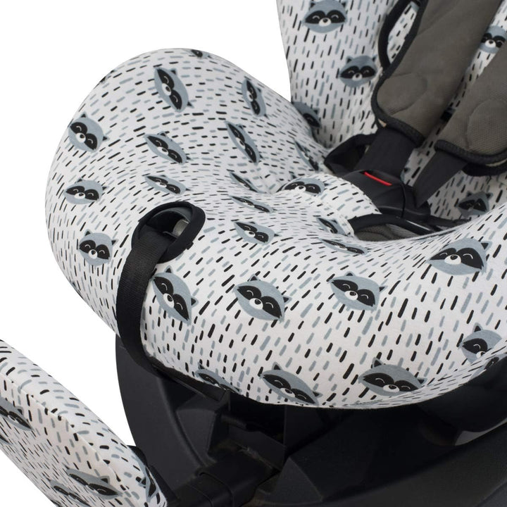JYOKO KIDS Bezug für Autositze kompatibel mit Besafe Izi Plus (Raccoon), Raccoon