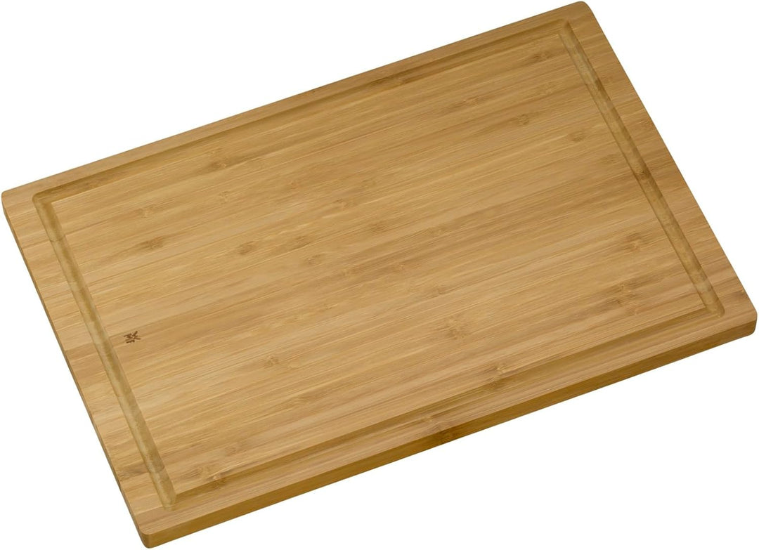 WMF Schneidebrett Bambus natur, 45 x 30 x 1,9 cm, Bambus Brett, Holzbrett gross - Tranchierbrett mit