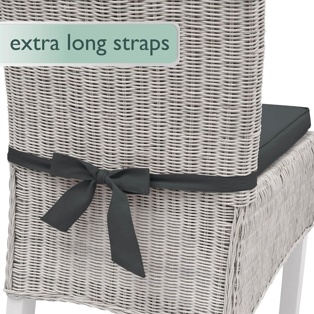 Beautissu Pia 4er Set Stuhlkissen 40x45 cm - Sitzkissen Outdoor Gartenstuhlkissen, Garten Sitzpolste