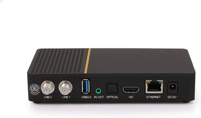AX Multibox Twin 4K UHD E2 Linux Twin Sat-Receiver mit PVR Aufnahmefunktion, DVB-S2 Tuner, HDTV, 216