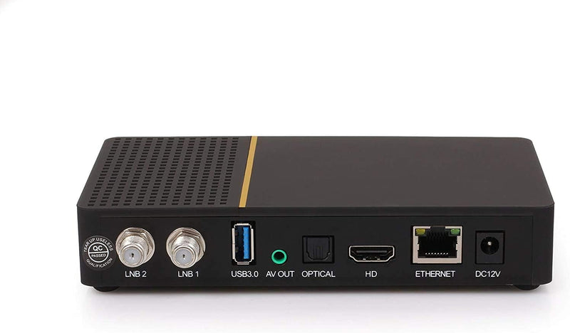 AX Multibox Twin 4K UHD E2 Linux Twin Sat-Receiver mit PVR Aufnahmefunktion, DVB-S2 Tuner, HDTV, 216